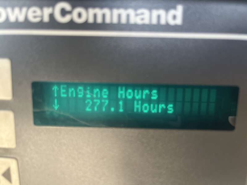 Used Cummins DFEK QSX15-G9 Diesel Generator 276 Hrs EPA Tier 2