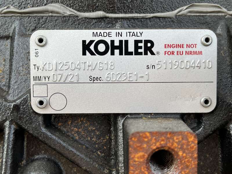 New Kohler 30REOZK Diesel Generator, 0 Hrs, EPA Tier 3, Single Phase