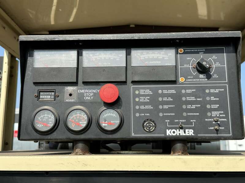 Used Kohler 275REOZJD John Deere 6090HF485 Diesel Generator, 482 Hrs, EPA Tier 3