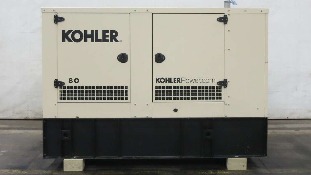 Used Kohler 80REOZJF John Deere Diesel Generator, 22 Hrs, EPA Tier 3