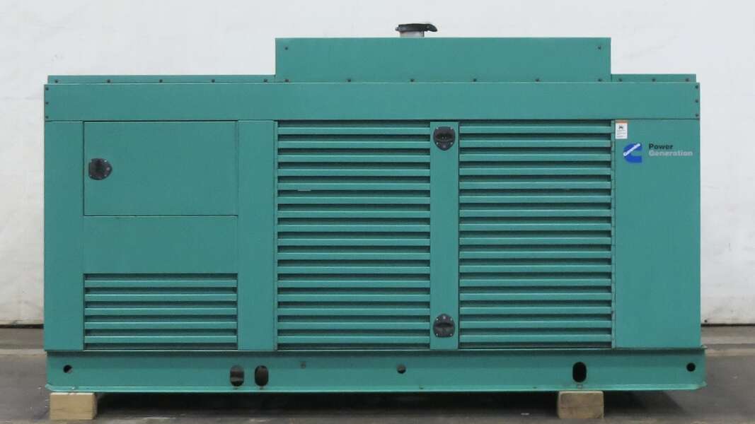 Used Cummins DFCE NTA855-G5 Diesel Generator, 395 Hrs
