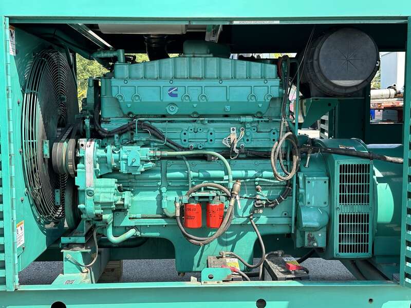 Used Cummins DFCE NTA855-G5 Diesel Generator, 395 Hrs