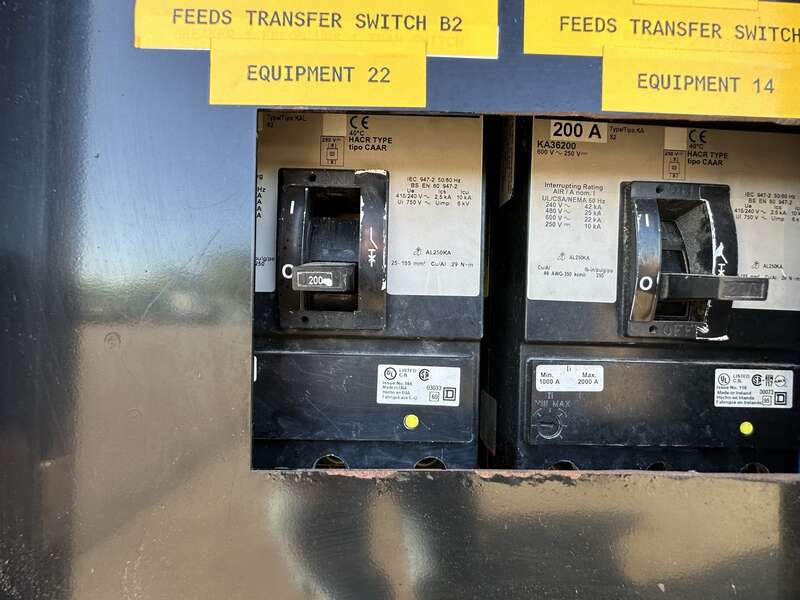 Used Kohler 125RZG Natural Gas Generator, 307 Hrs