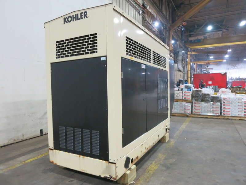 Used Kohler 125RZG Natural Gas Generator, 307 Hrs