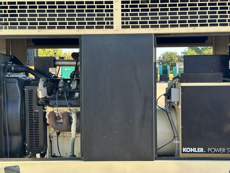 Used Kohler 125RZG Natural Gas Generator, 307 Hrs