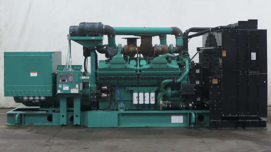 Used Cummins DQKC QSK60-G6 Diesel Generator 578 Hrs
