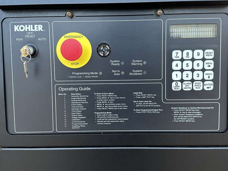 Used Kohler 800REOZDE Diesel Generator, 2 Hrs, EPA Tier 2