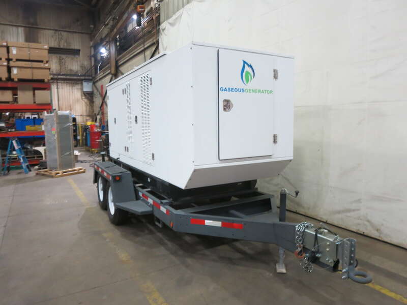 Used Generac MGG200 Rental Grade Natural Gas / Propane Generator, 2 Hrs, EPA Certified