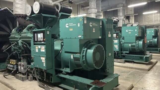 Used Cummins DQKAE QSK60-G6 Diesel Generator 169 Hrs, EPA Tier 2