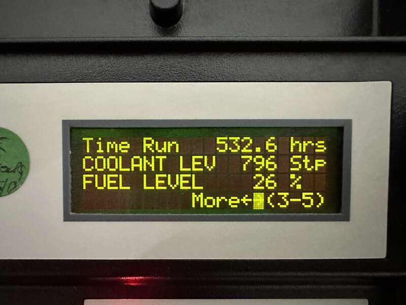 Used Generac Iveco/FPT 8.7L Diesel Generator, 531 Hrs, EPA Tier 3