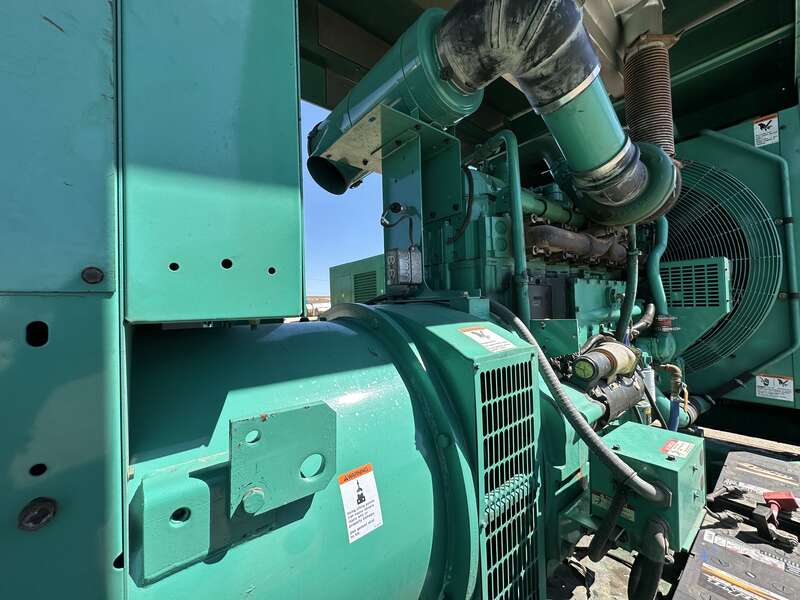 Used Cummins DFED KTA19-G4 Diesel Generator, 201 Hrs