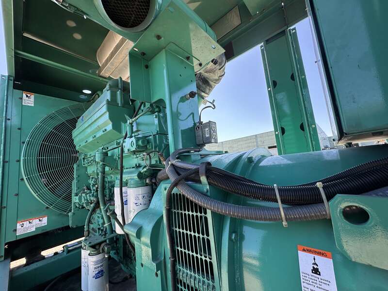 Used Cummins DFED KTA19-G4 Diesel Generator, 201 Hrs