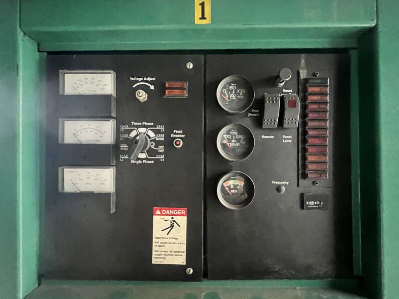 Used Cummins GTA50-G1 Natural Gas Generator, 715 Hrs