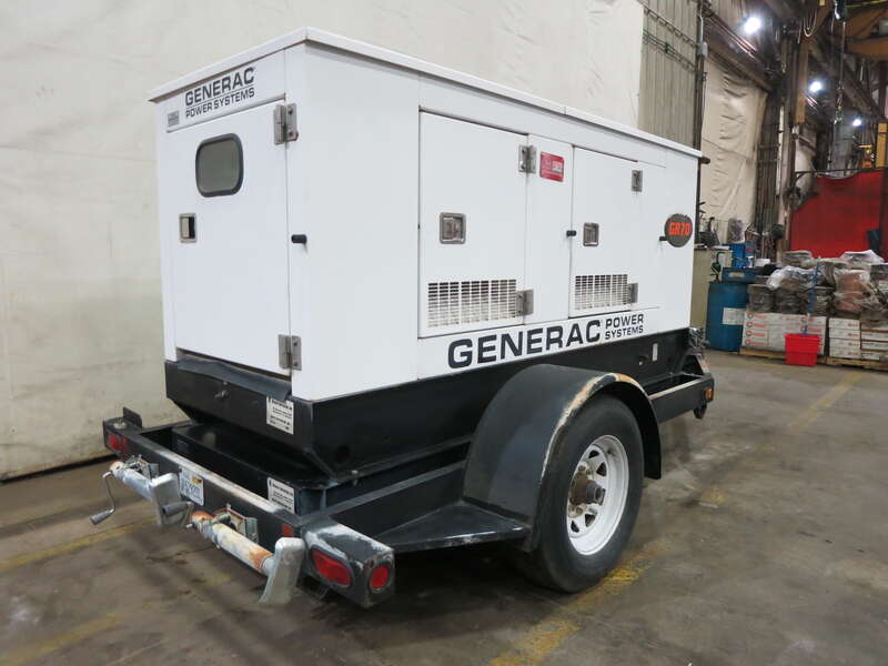 Used Generac GR-70 Rental Grade Diesel Generator 6566 Hrs