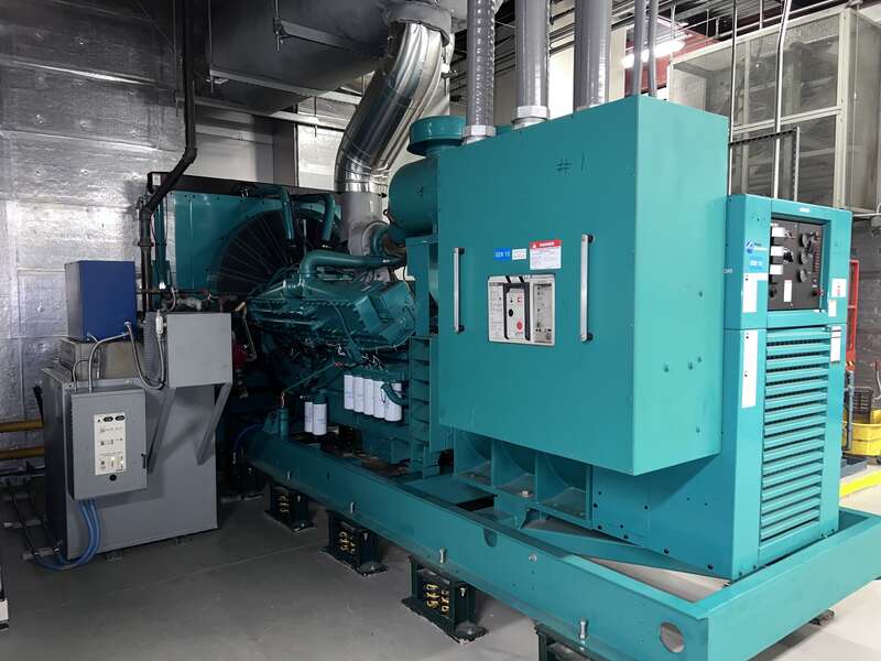 Used Cummins DFLC KTA50-G3 Diesel Generator, 661 Hrs