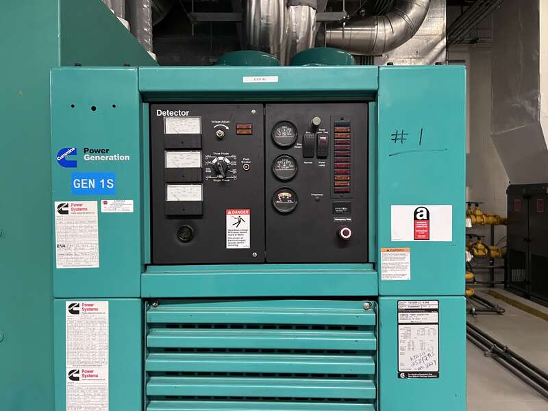 Used Cummins DFLC KTA50-G3 Diesel Generator, 661 Hrs