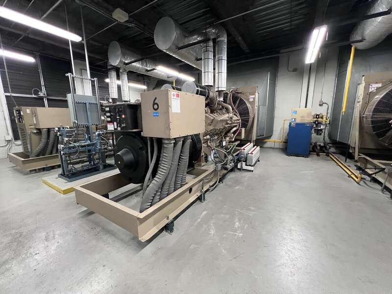 Used Cummins KTA50-G3 Diesel Generator, 993 Hrs