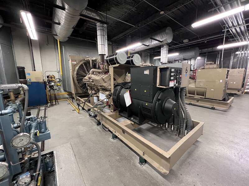 Used Cummins KTA50-G3 Diesel Generator, 993 Hrs