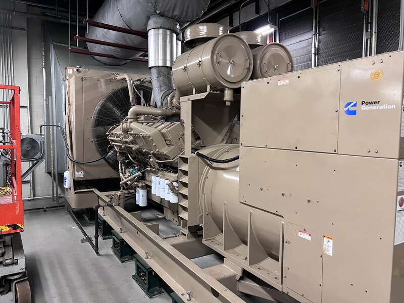 Used Cummins DFLC KTA50-G3 Diesel Generator, 663 Hrs