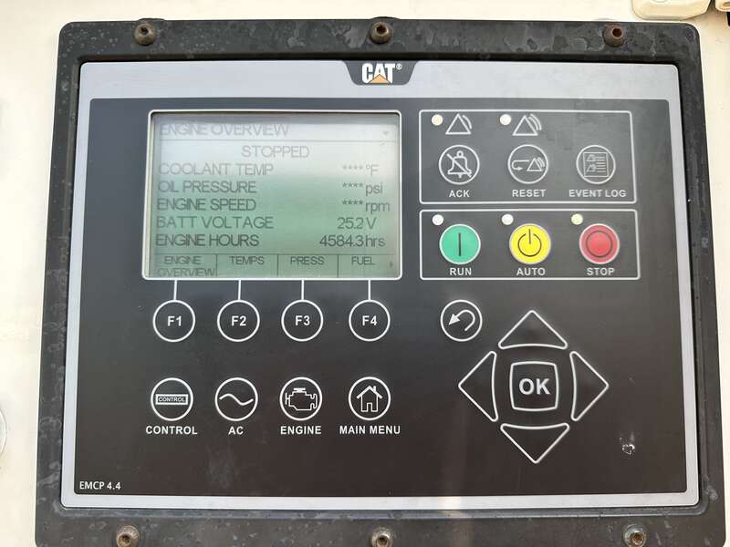 Used Caterpillar XQ230 Rental Grade Diesel Generator, 4588 Hrs, EPA Tier 4F