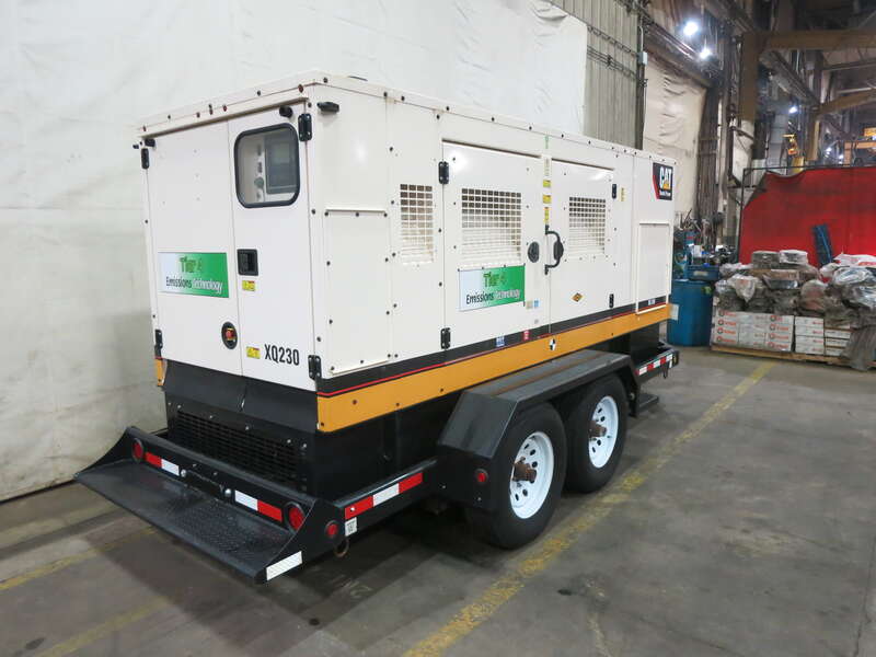 Used Caterpillar XQ230 Rental Grade Diesel Generator, 4148 Hrs, EPA Tier 4F
