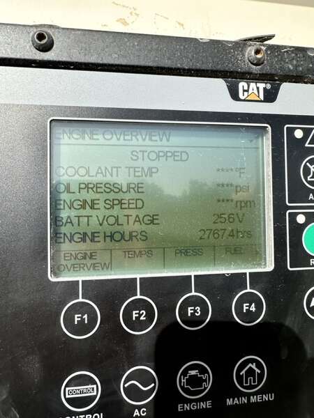 Used Caterpillar XQ230 Rental Grade Diesel Generator, 2767 Hrs, EPA Tier 4F