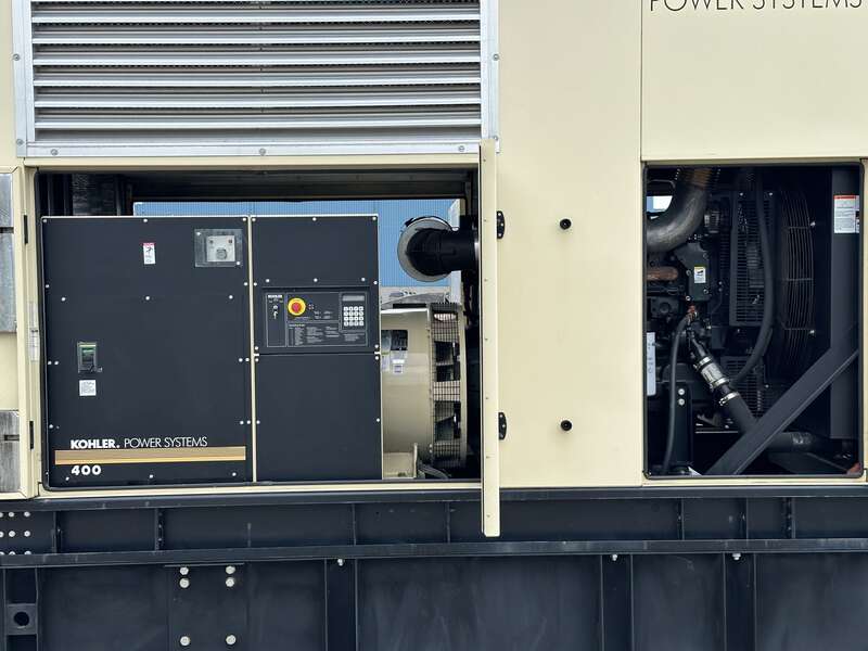 Used Kohler 400REOZJ John Deere 6135HF485 Diesel Generator, 381 Hrs, EPA Tier 3