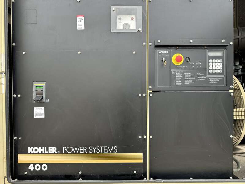 Used Kohler 400REOZJ John Deere 6135HF485 Diesel Generator, 381 Hrs, EPA Tier 3
