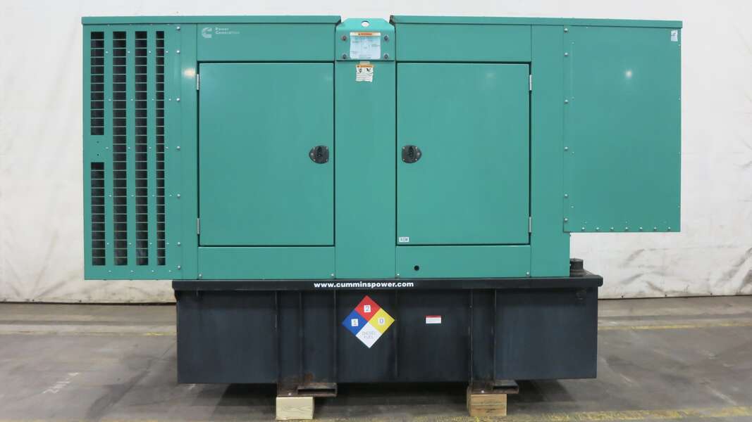 Used Cummins DSGAC QSB7-G3 NR3 Diesel Generator, 182 Hrs, EPA Tier 3
