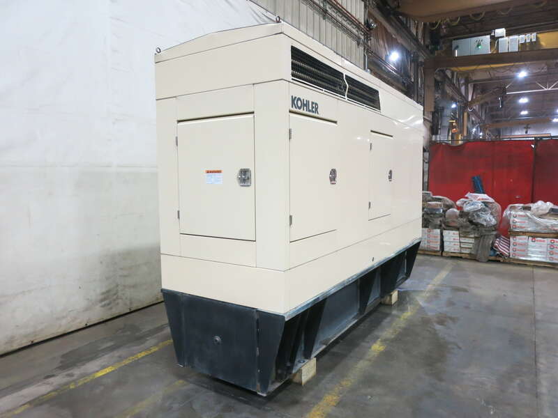 Used Kohler 135ROZJ John Deere 6081TF001 Diesel Generator, 533 Hrs