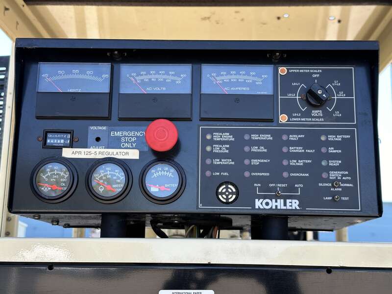 Used Kohler 300REOZDD Detroit Diesel Series 60 14L  Diesel Generator,  440 Hrs, EPA Tier 3