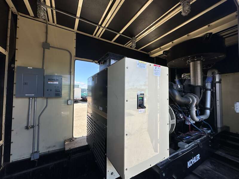 Used Kohler 500REOZVB TWD1643GE Diesel Generator, 412 Hrs, EPA Tier 2