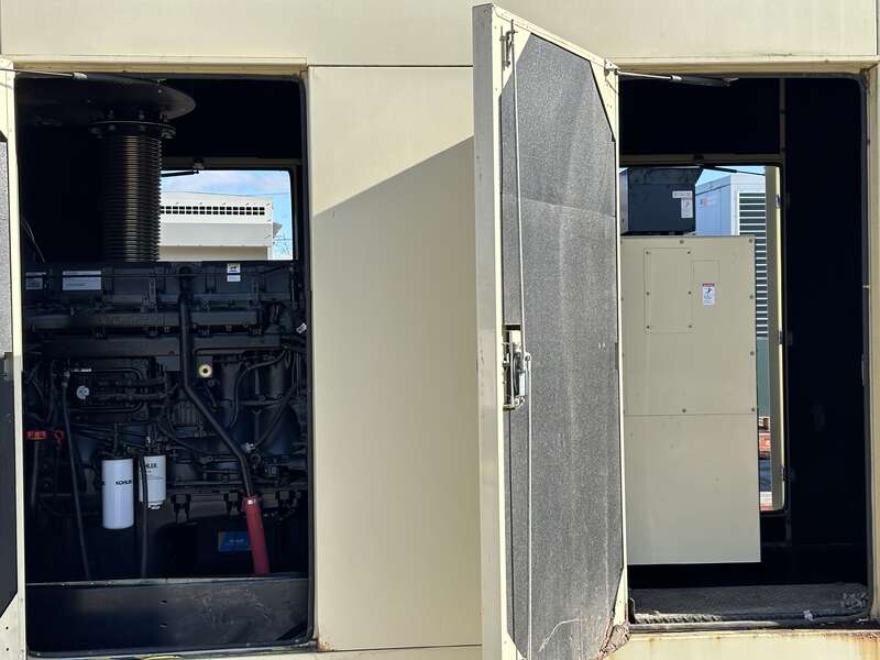 Used Kohler 500REOZVB TWD1643GE Diesel Generator, 412 Hrs, EPA Tier 2