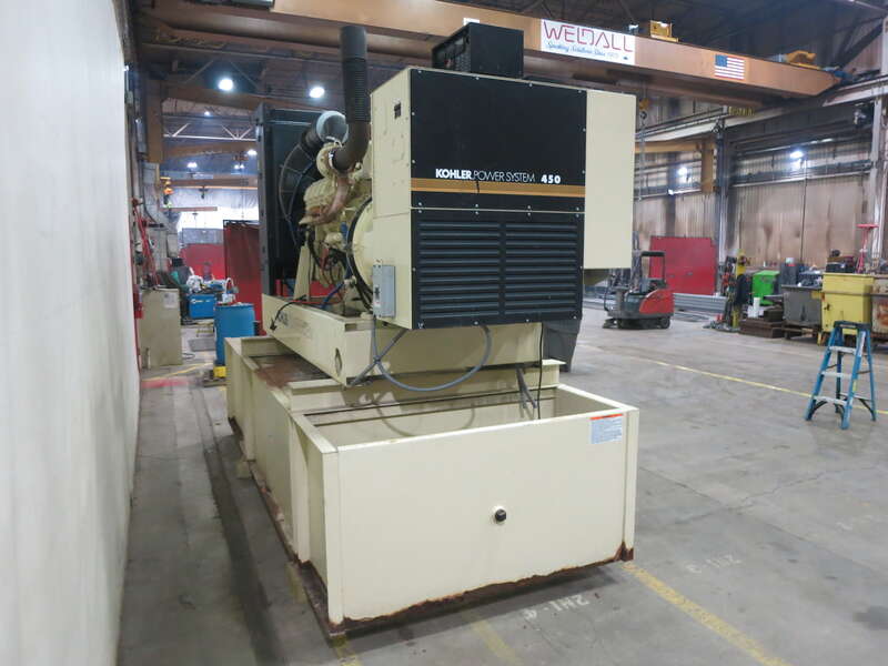 Used Kohler 450REOZD4 MTU 8V2000 Diesel Generator, 519 Hrs