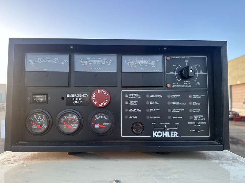 Used Kohler 450REOZD4 MTU 8V2000 Diesel Generator, 519 Hrs