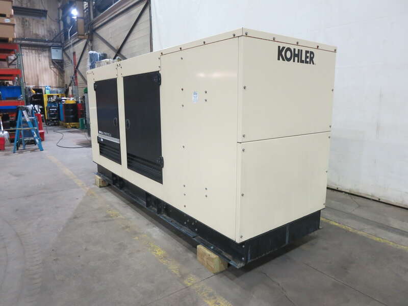 Used Kohler 150REZG Natural Gas / Propane Generator, 133 Hrs