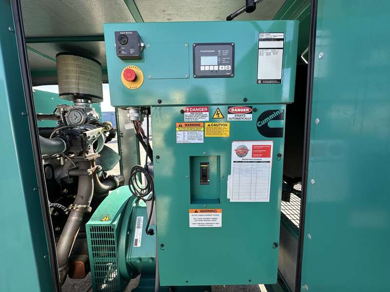 Used Cummins 150GFPA Natural Gas Generator, 434 Hrs, EPA Certified