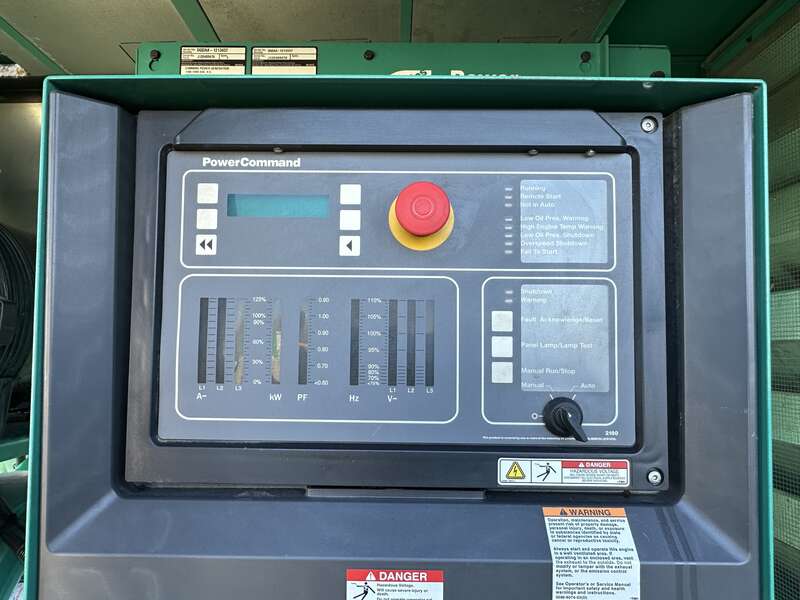 Used Cummins DQDAA QSL9-G7 Diesel Generator, 193 Hrs, EPA Tier 3