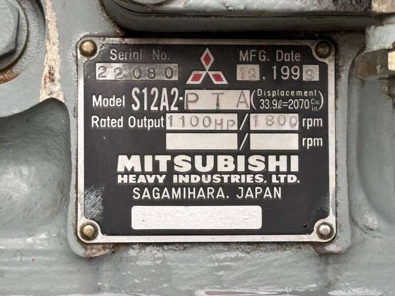 Used Elliot 780 RD Diesel Generator, 306 Hrs