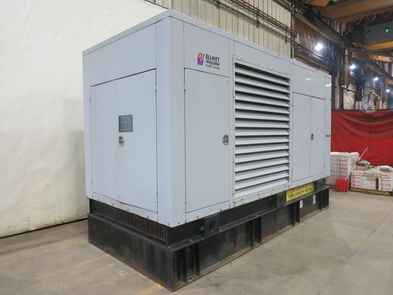Used Elliot 780 RD Diesel Generator, 306 Hrs