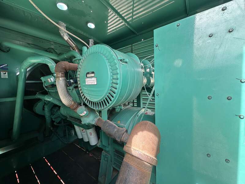 Used Cummins GFGA GTA28 Natural Gas Generator, 259 Hrs