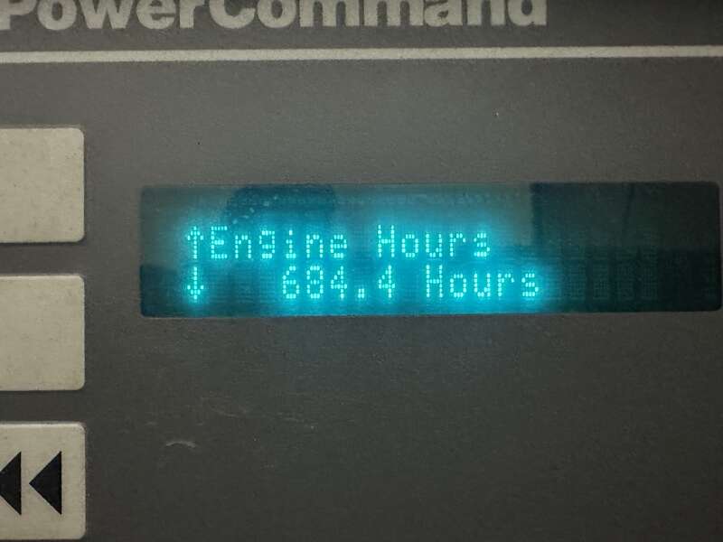 Used Cummins DQCA QSK23-G7 Diesel Generator, 685 Hrs, EPA Tier 2