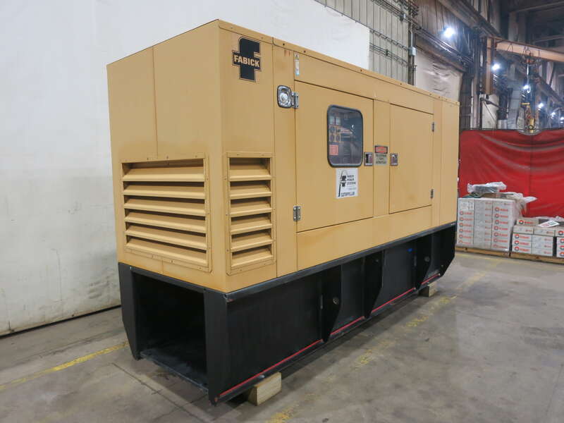 Used Caterpillar D200P4 Diesel Generator, 741 Hrs
