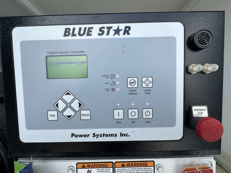 Used Blue Star Power Systems PD200 Perkins 1106D-E70TAG5 Diesel Generator, 332 Hrs, EPA Tier 3