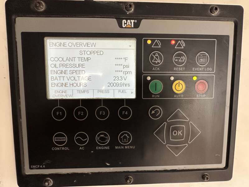 Used Caterpillar XQ570 Rental Grade Diesel Generator, 2011 Hrs, EPA Tier 4F