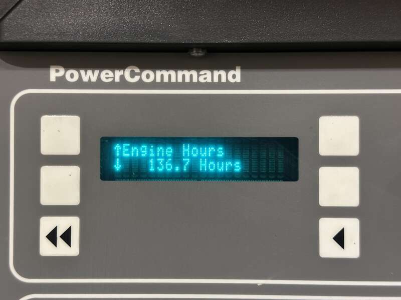 Used Cummins DFCB Diesel Generator, 137 Hrs