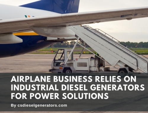 Airplane business Relies on Industrial Diesel Generators for Power Solutions