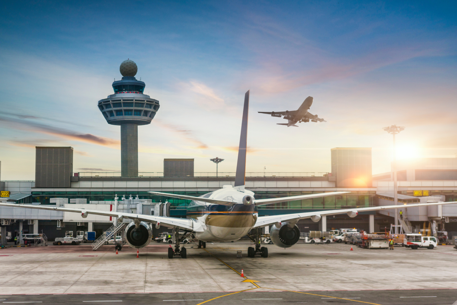 Back up generator at airport