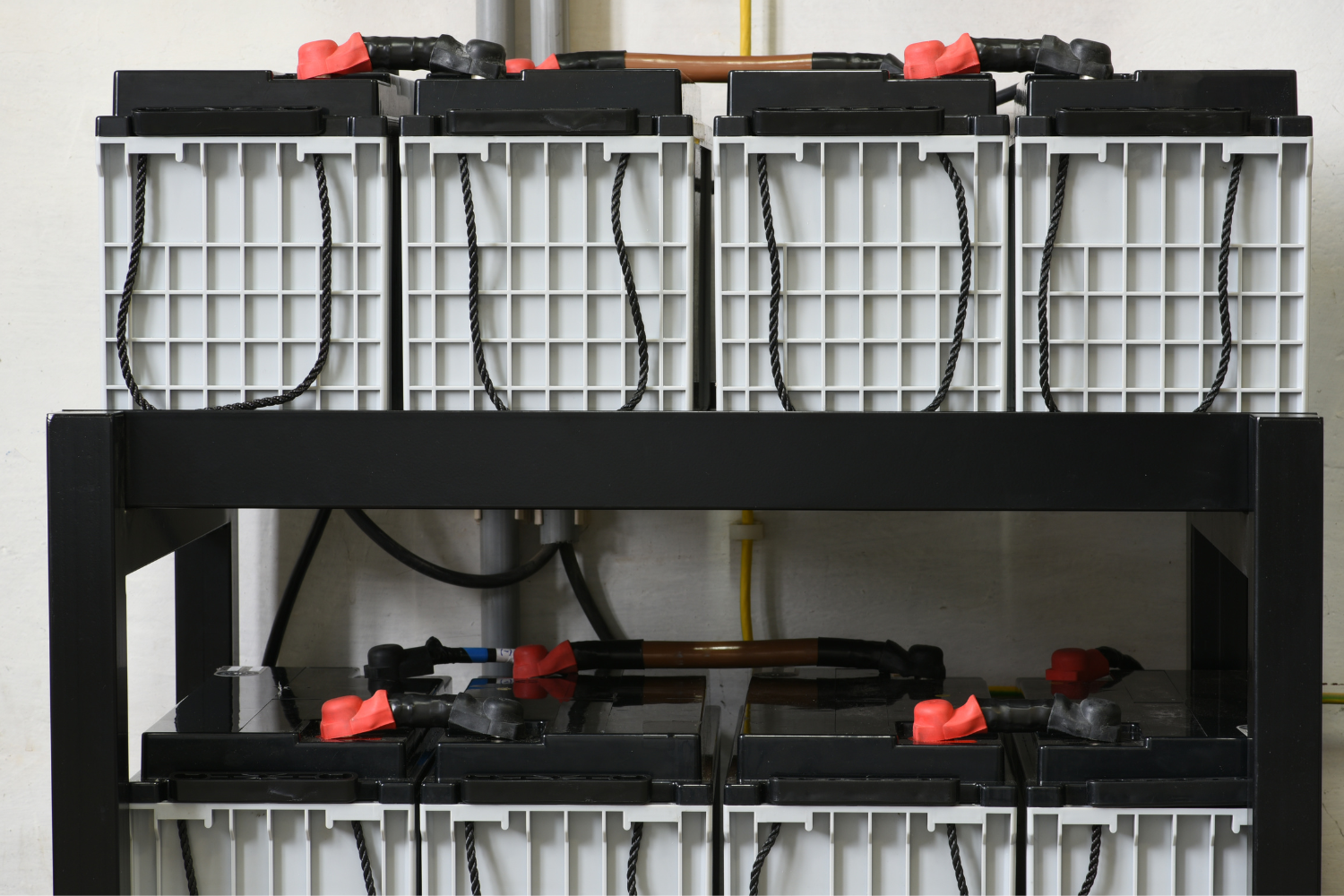 Industrial generator batteries